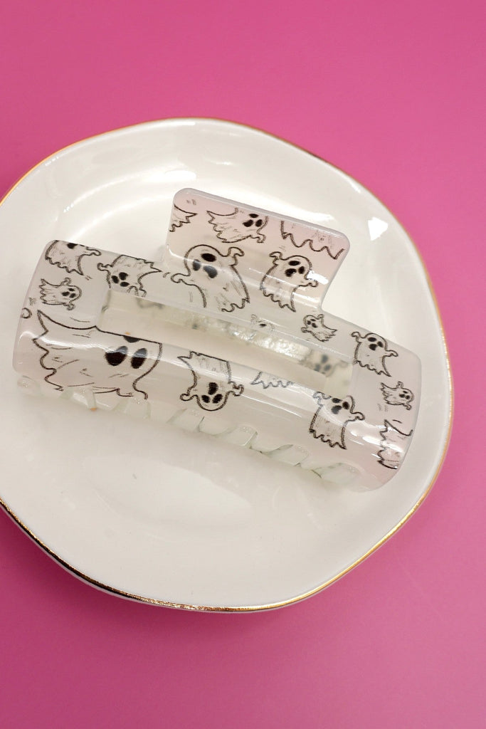 HALLOWEEN GHOST HAIR CLAW CLIPS | 40H9581