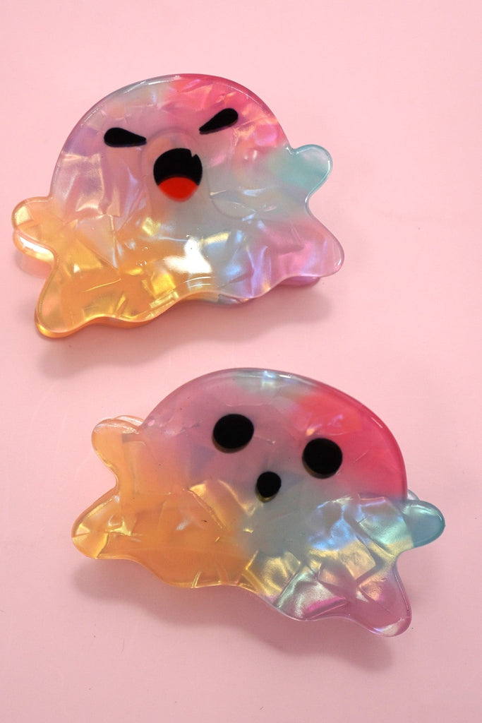 LARGE HALLOWEEN GHOST HAIR CLAW CLIPS | 40H961