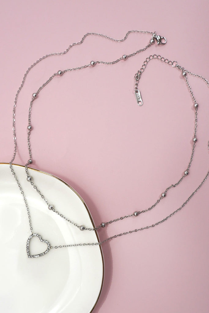 STAINLESS STEEL WATERPROOF TARNISH FREE NECKLACE | 40NK9523