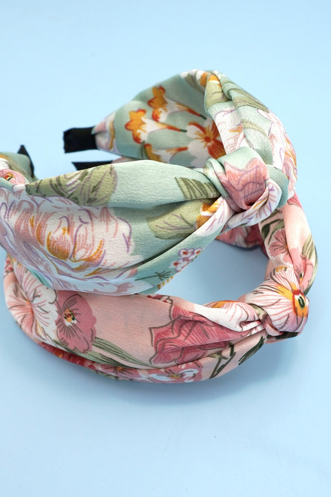 FLORAL TOILE PATTERN VINTAGE HAIR BAND HEADBAND | 40HB179