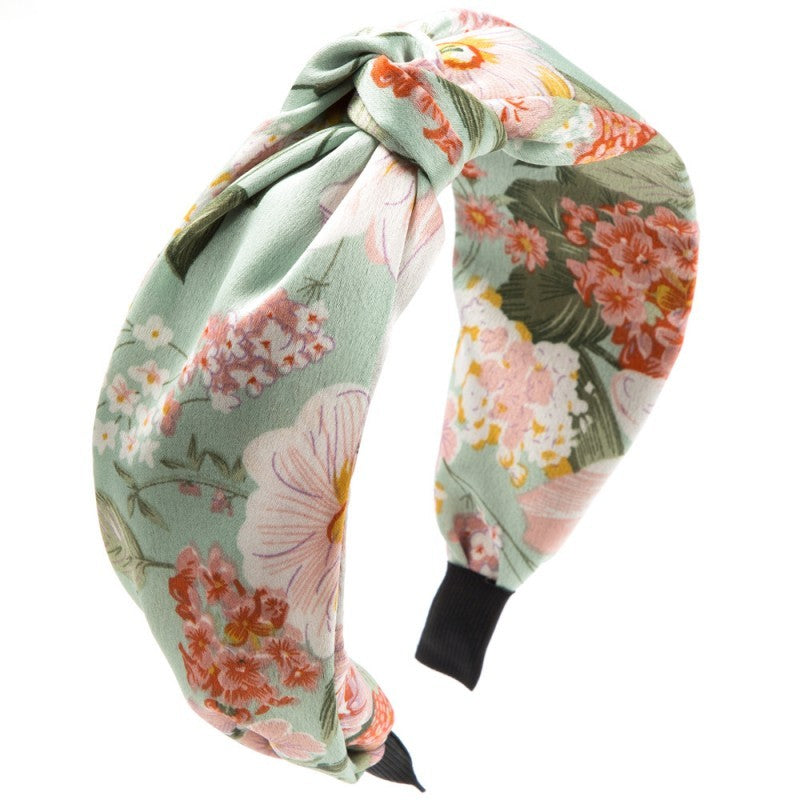 FLORAL TOILE PATTERN VINTAGE HAIR BAND HEADBAND | 40HB179