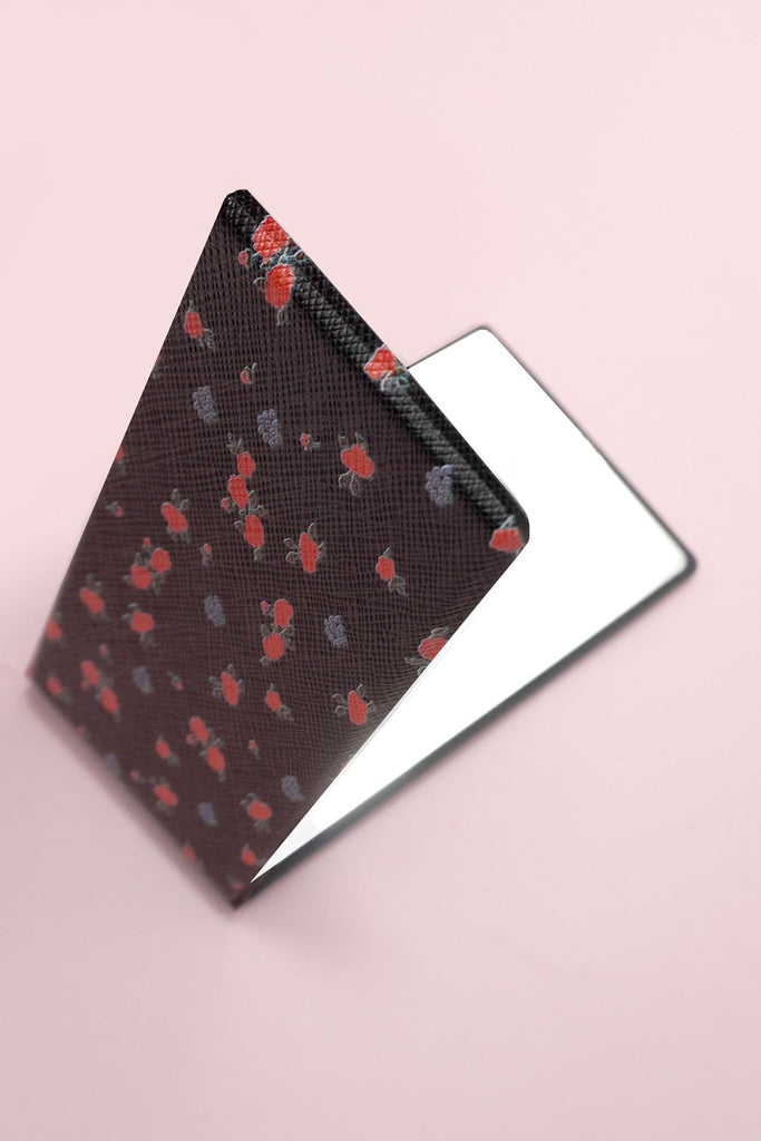 TRAVEL POCKET COMPACT HANDHELD FLOWER MIRROR | 40M102