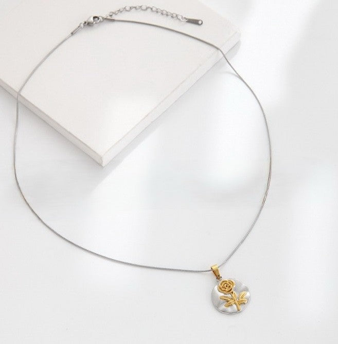 18K Stainless Steel Tarnish Free Waterproof Necklace | 40NK9528