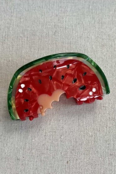FRUIT STRAWBERRY WATERMELON HAIR CLAW CLIPS | 40H974