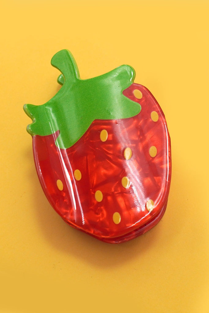 FRUIT STRAWBERRY WATERMELON HAIR CLAW CLIPS | 40H974