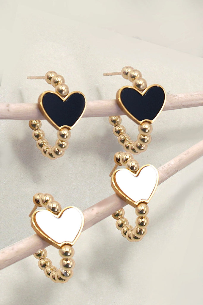 18K Stainless Steel Tarnish Free Waterproof Hoop | 40E399