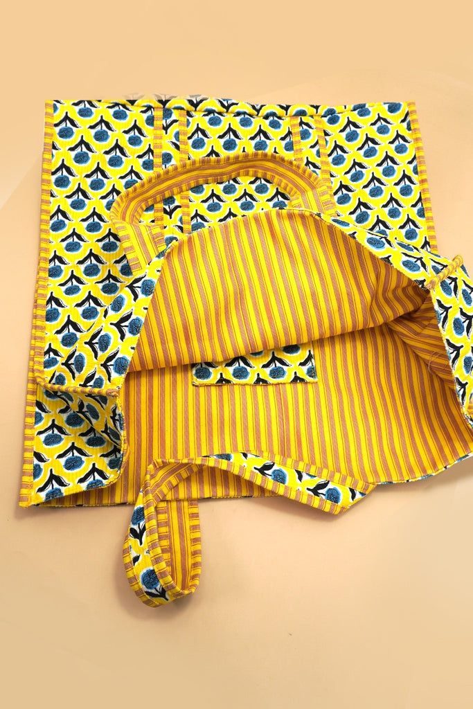 Organic Reversible Quilted Tote Bag | 40P575