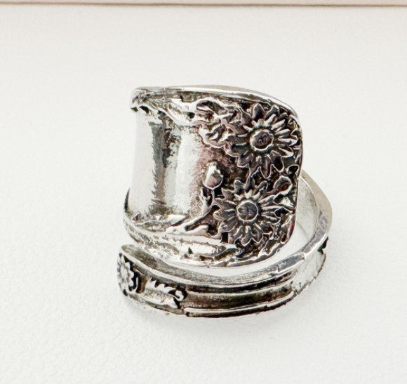 VINTAGE BOHO FLORAL STATEMENT RINGS | 40R129