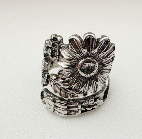 VINTAGE BOHO FLORAL STATEMENT RINGS | 40R129
