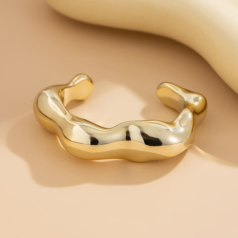 LUXURY IRREGULAR SHAPE CUFF BANGLE | 40B5187