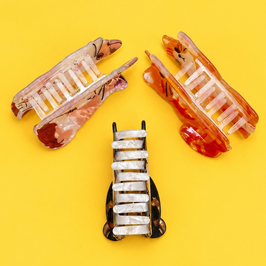 Cat-Shaped Hair Claw Clips | 40H1231