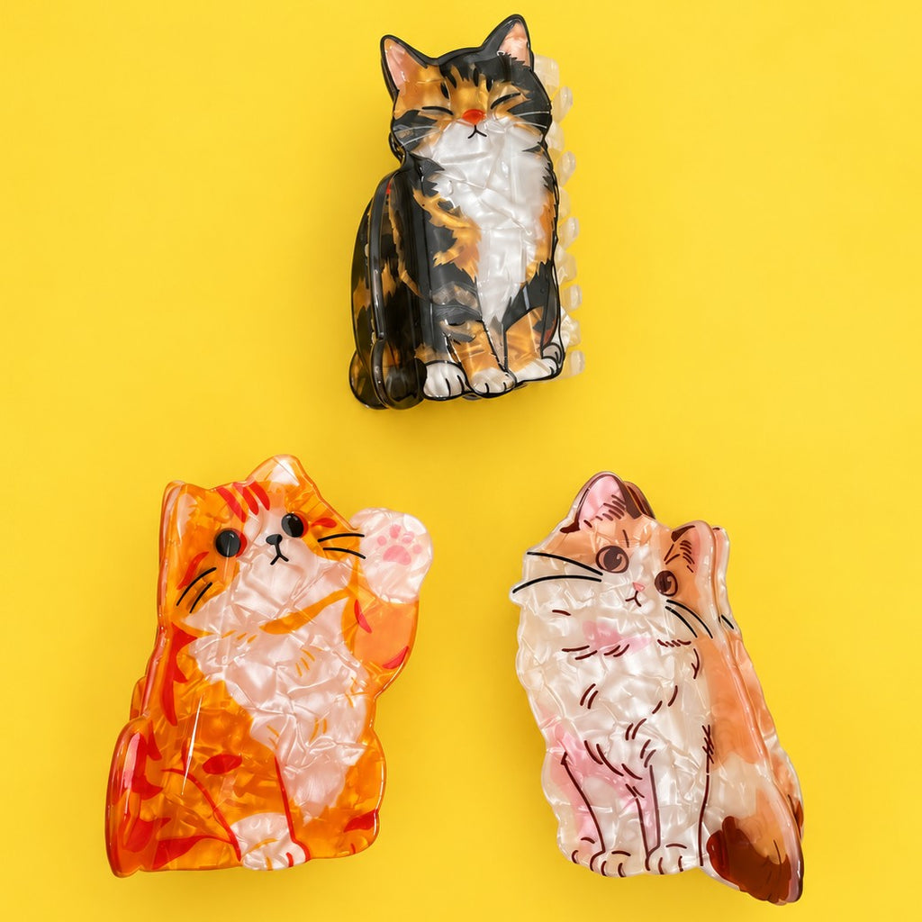 Cat-Shaped Hair Claw Clips | 40H1231