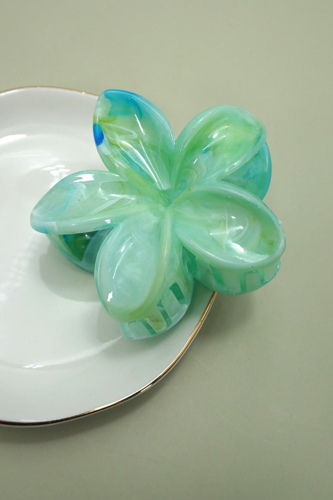 FLOWER POP COLOR HAIR CLAW CLIPS | 40H999