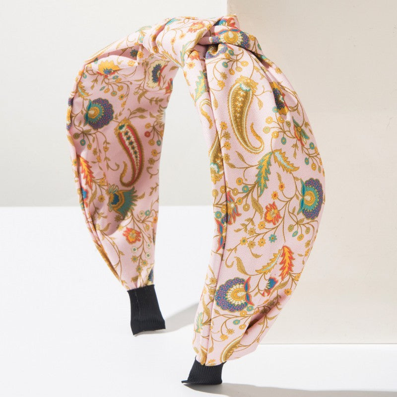 FLORAL PAISLEY PATTERN VINTAGE HAIR BAND BANGS | 40HB186