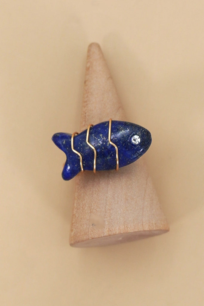 18K STAINLESS STEEL TARNISH FREE STONE RING | 40R132