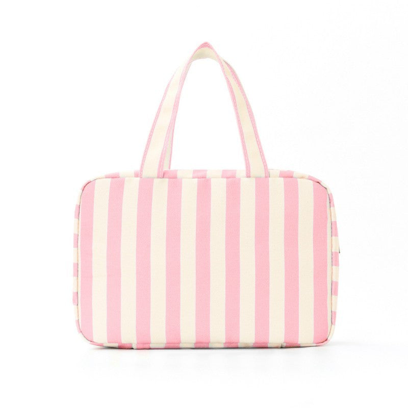 Striped Hanging Toiletry & Makeup Organizer Bag | 40P599