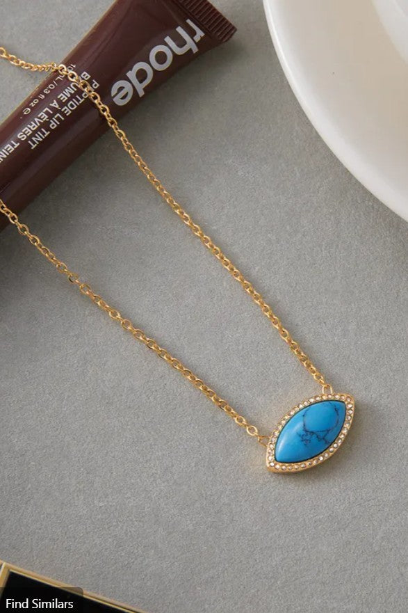 18K STAINLESS STEEL TARNISH FREE SEASHELL NECKLACE| 40NK9658