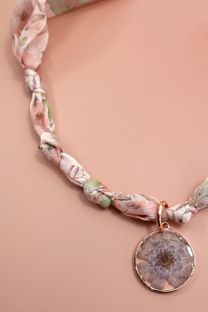 Handcrafted Scarf Interchangeable Charm Necklace | 80N92378