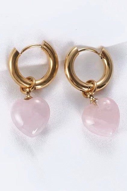 18K STAINLESS STEEL TARNISH FREE DROP EARRINGS | 40E426