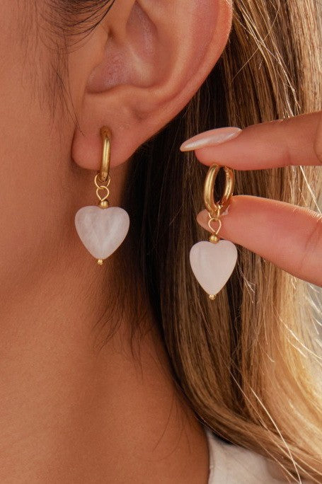 18K STAINLESS STEEL TARNISH FREE DROP EARRINGS | 40E426