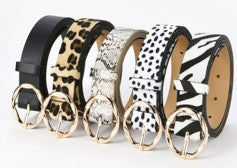 TEXTURED ANGLED OVAL SHAPED BUCKLE | 40BT659