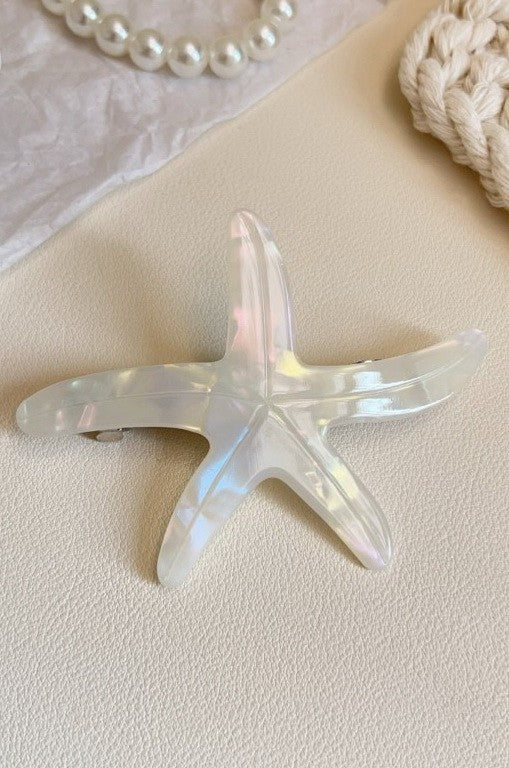BEACH OCEAN SEA LIFE STARFISH HAIR CLIPS | 40H1015