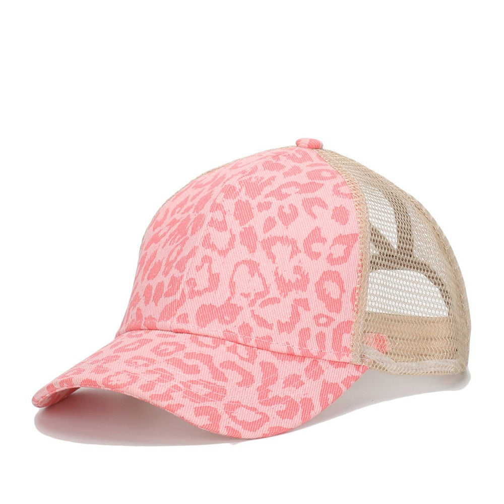 TRUCKER HAT LEOPARD ANIMAL FRONT MESH BACK CAP | 40HW745