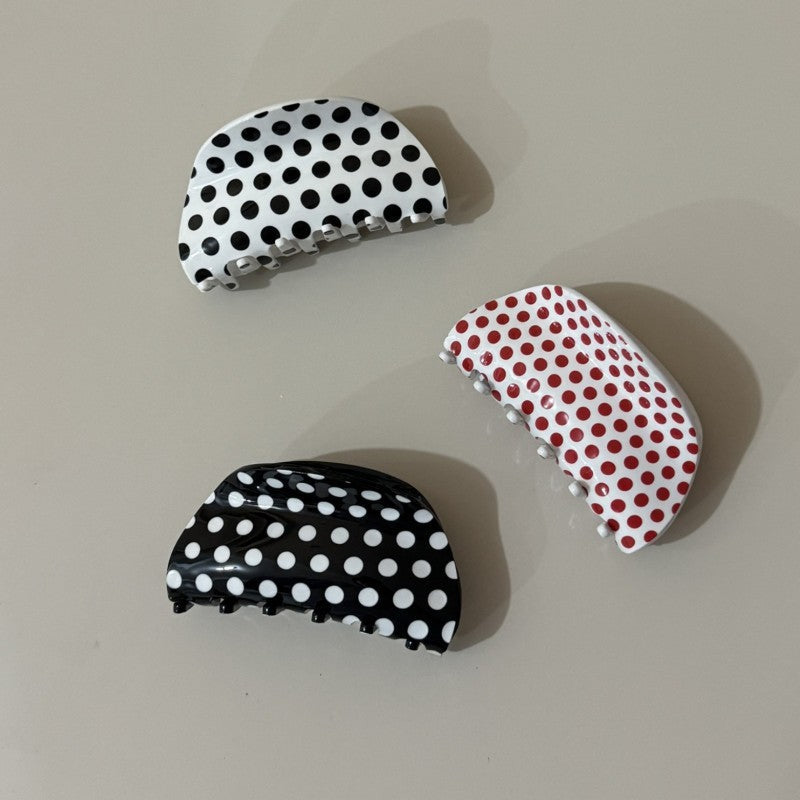 JUMBO POLKA DOT HAIR CLAW CLIPS | 40H1018