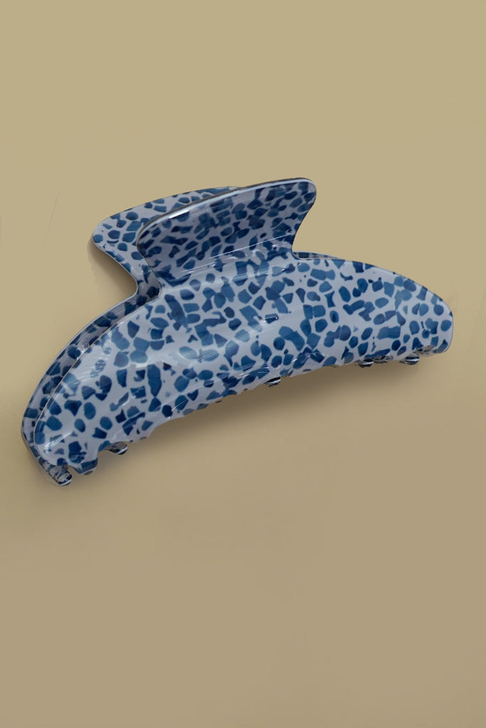 VINTAGE PORCELAIN ANIMAL HALF MOON HAIR CLAW CLIPS | 40H1022