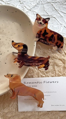 JUMBO DOG HAIR CLAW CLIPS | 40H1026