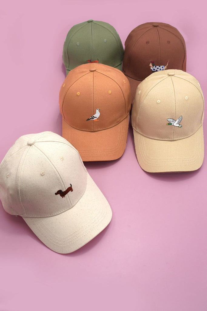 ANIMAL DOG BIRD EMBROIDERY CLASSIC CAP | 40HW746