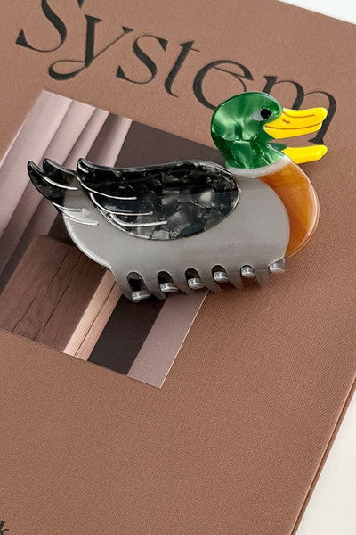JUMBO MALLARD DUCK HAIR CLAW CLIPS | 40H1028