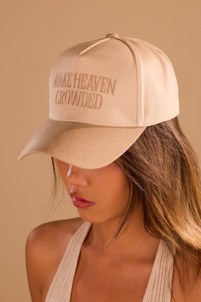 MAKE HEAVEN CROWDED BASEBALL CAP | 40HW748