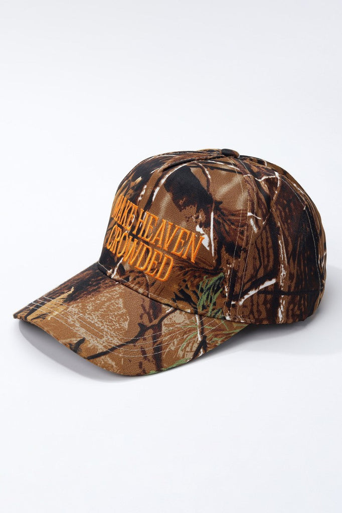 MAKE HEAVEN CROWDED BASEBALL CAP | 40HW748