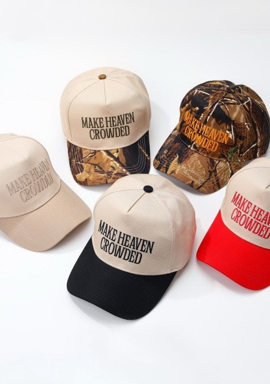 MAKE HEAVEN CROWDED BASEBALL CAP | 40HW748