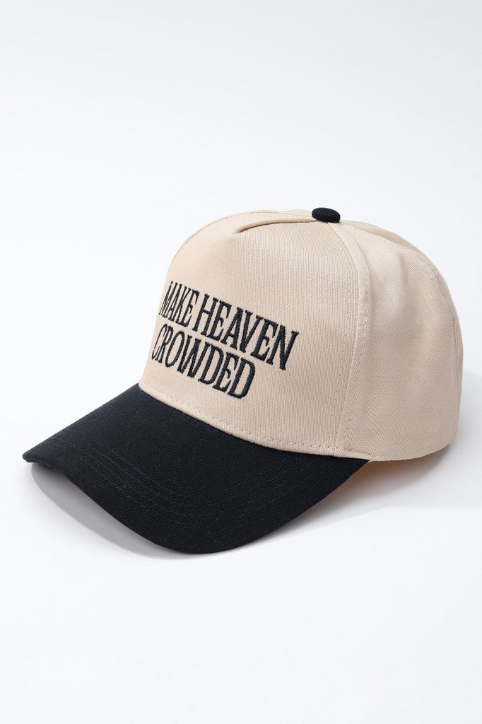 MAKE HEAVEN CROWDED BASEBALL CAP | 40HW748