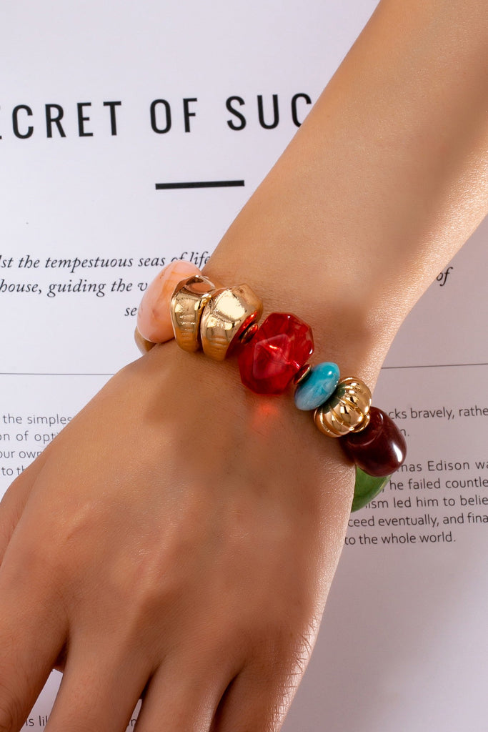 VINTAGE STATEMENT MIXED STONE BRACELET | 80B1572