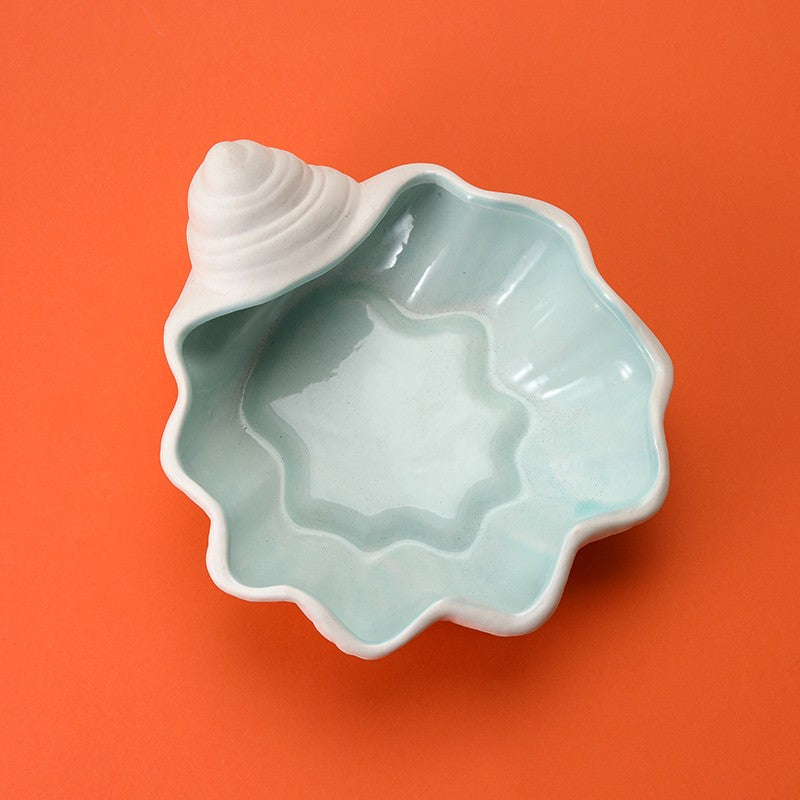 Ceramic Seashell & Starfish Decorative Trinket Dish| 40CP102