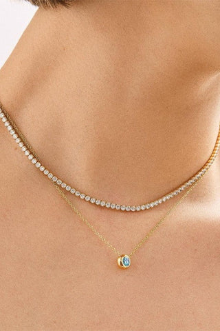 18K STAINLESS STEEL TARNISH FREE LAYERED NECKLACE | 40NK9640