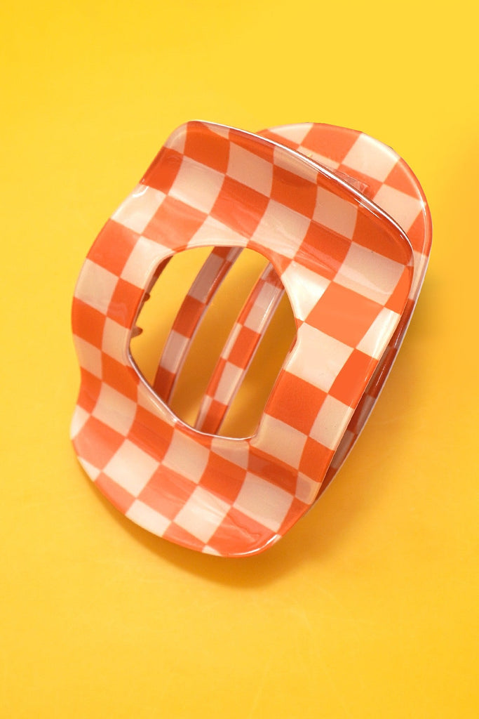 Jumbo Lay Flat Oval Hair Claw Clips Secure Styling | 40H1031