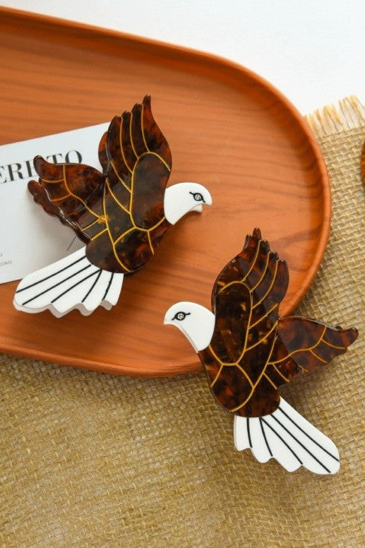 JUMBO VIBRANT EAGLE HAIR CLAW CLIPS | 40H1030