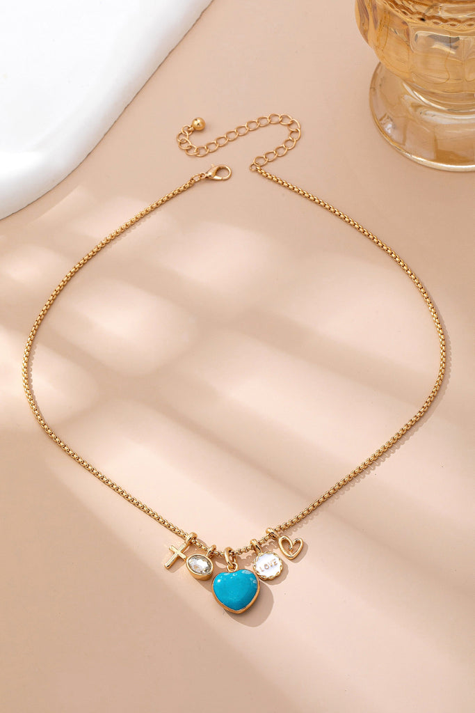 Cluster Charm Love & Faith Charm Necklace | 80N92686