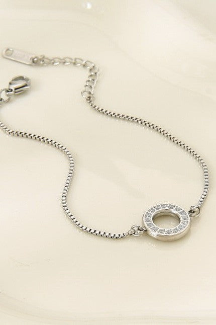 18K STAINLESS STEEL TARNISH FREE GEMSTONE BRACELET | 40B5220