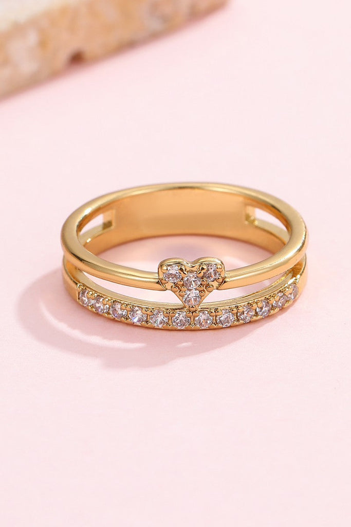 Baguette rhinestone cocktail eternity band Ring | 40R143