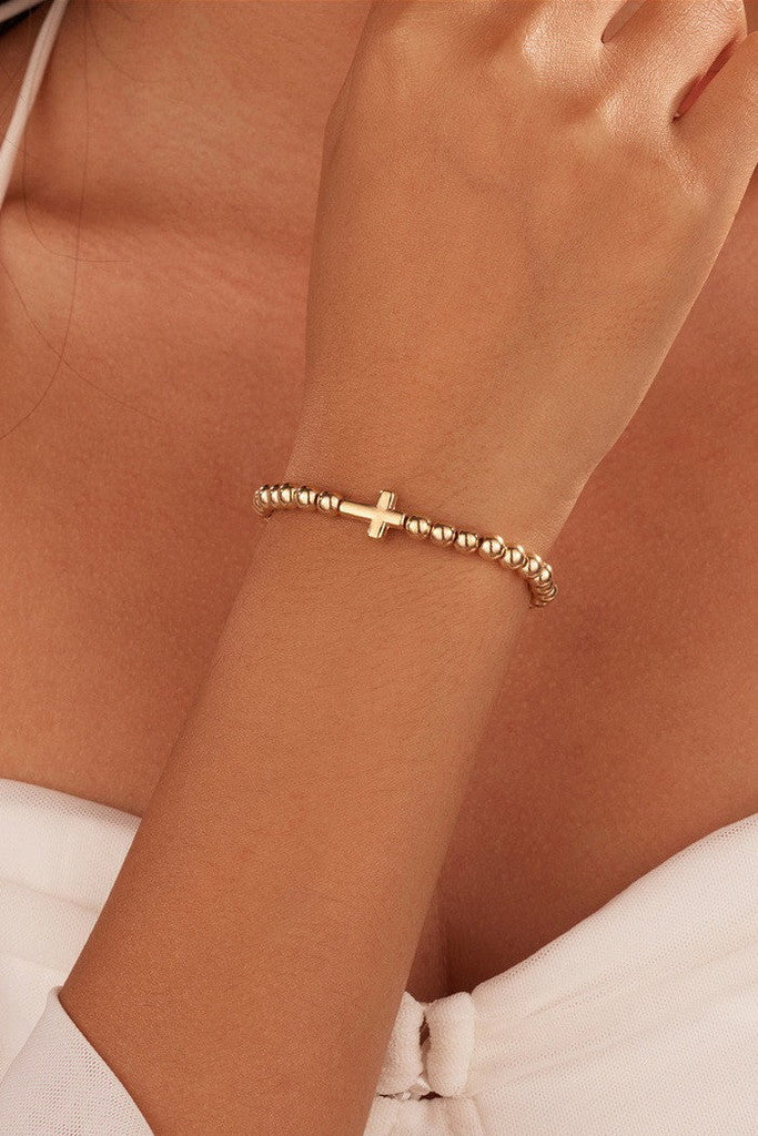 CROSS BALL CHAIN BRACELET | 40B5239