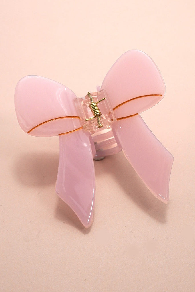 Marble & Pastel Bow Hair Claw Clips | 40H1059