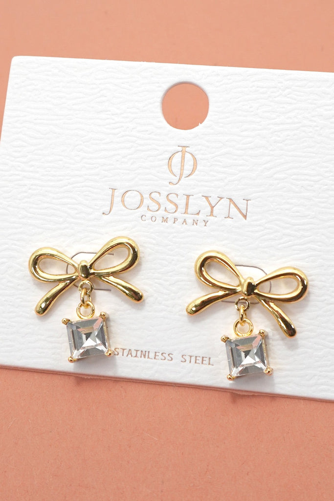 18K STAINLESS STEEL TARNISH FREE DROP EARRINGS | 40E468