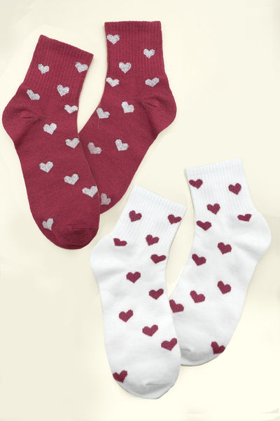 Mini Heart Ankle Socks | 40S02080