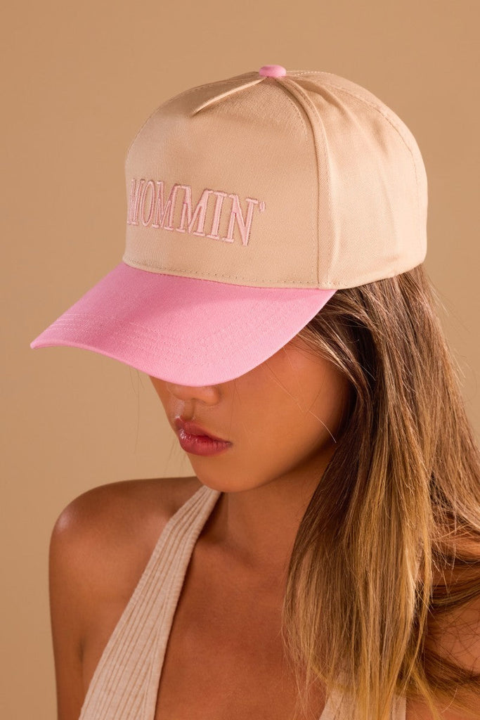 MOMMIN Embroidered Trucker Hat - Vintage Style | 40HW749