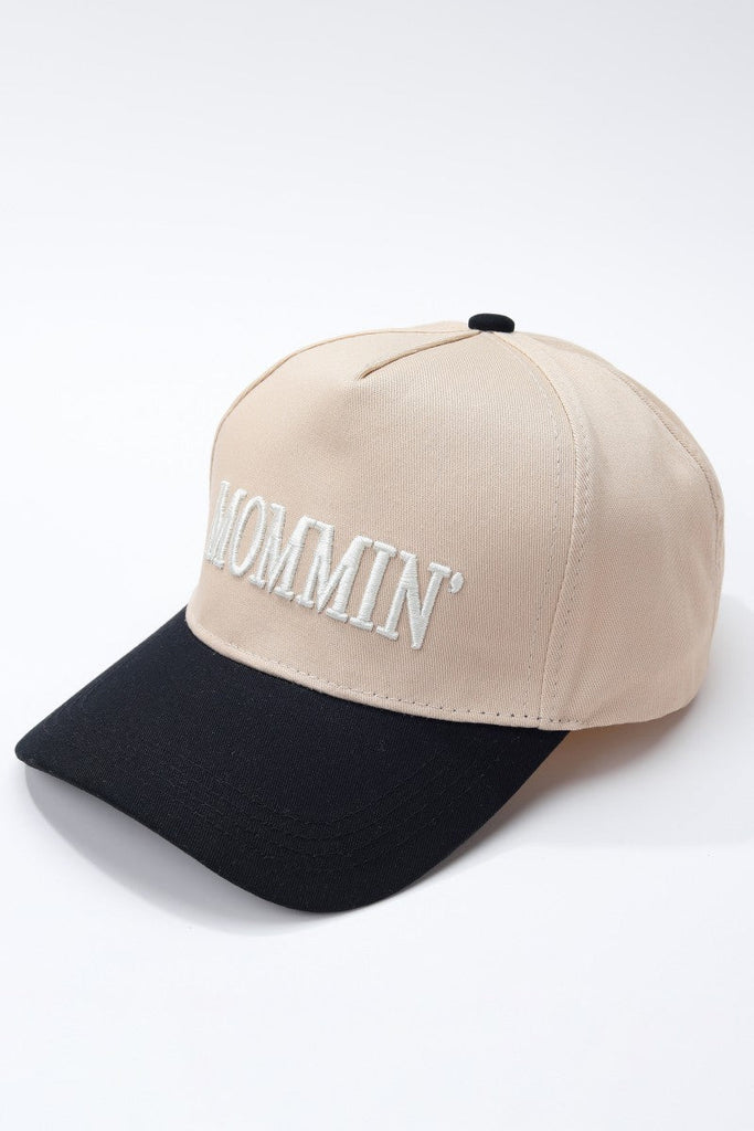 MOMMIN Embroidered Trucker Hat - Vintage Style | 40HW749